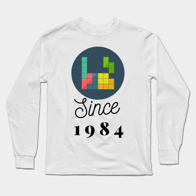 Tetris since 1984 Long Sleeve T-Shirt by GMAT